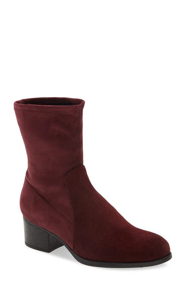 Bos. & Co. Retain Waterproof Bootie in Merlot Suede at Nordstrom, Size 6-6.5Us