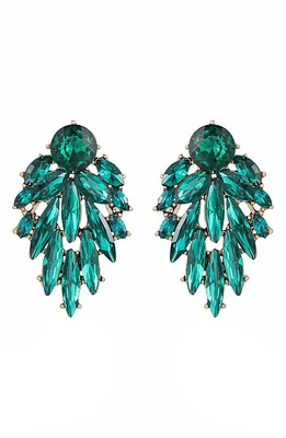 Ettika Crystal Chandelier Earrings in Green at Nordstrom