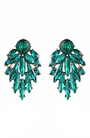 Ettika Crystal Chandelier Earrings in Green at Nordstrom