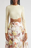 Zimmermann Classic Cashmere Sweater Lemon at Nordstrom,