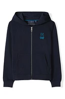 Psycho Bunny Kids' Rodman French Terry Zip Hoodie Navy at