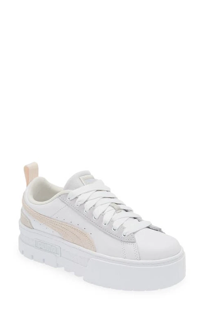 Puma Mayze Platform Sneaker White-Rosebay at Nordstrom,