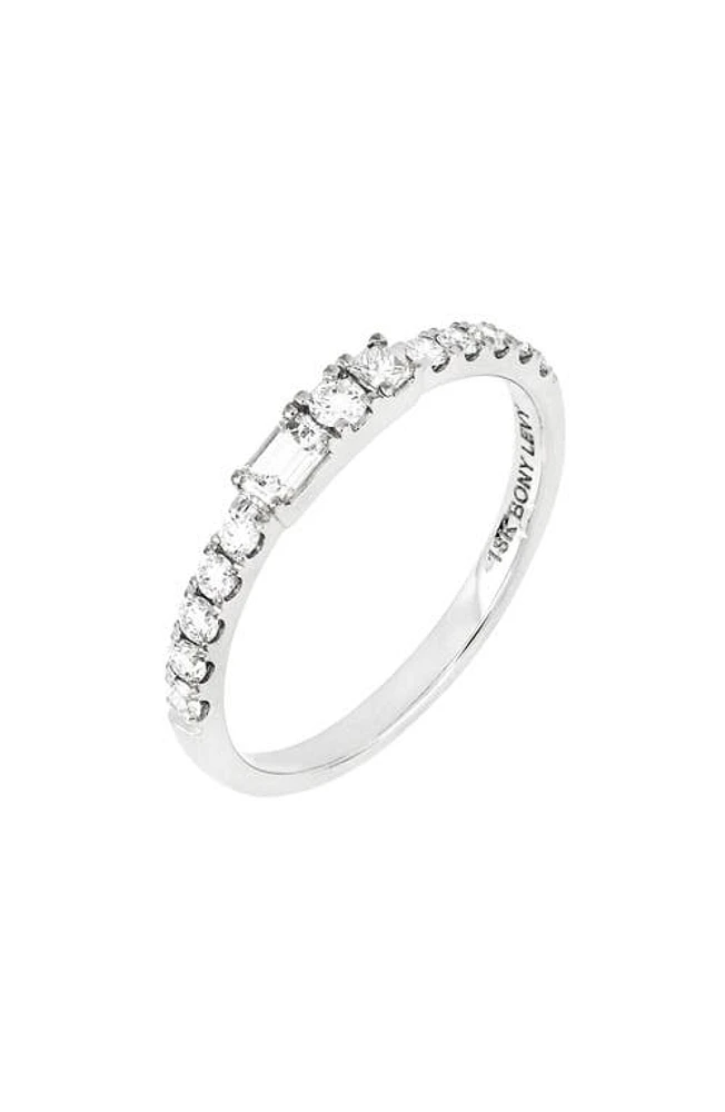 Bony Levy Gatsby Diamond Band Ring in 18K White Gold at Nordstrom, Size 6.5