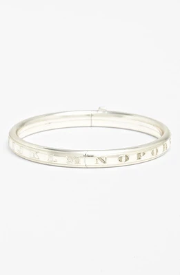 Mignonette Sterling Silver Alphabet Bracelet at Nordstrom