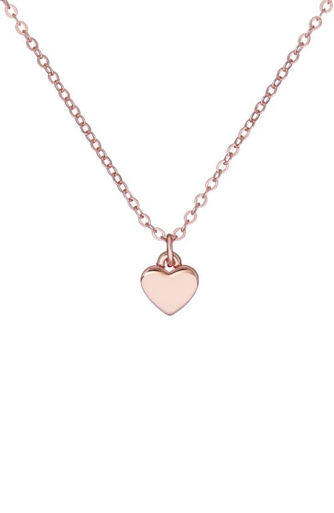 Ted Baker London Hara Tiny Heart Pendant Necklace in Rose Gold at Nordstrom