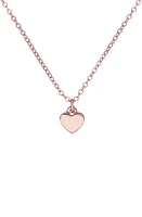 Ted Baker London Hara Tiny Heart Pendant Necklace in Rose Gold at Nordstrom