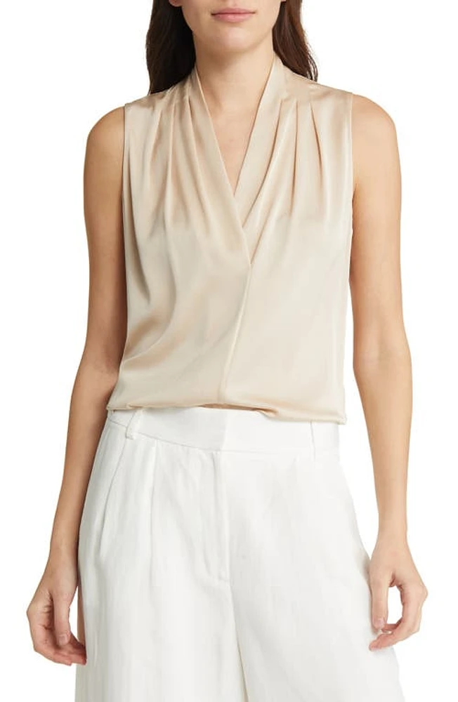 KOBI HALPERIN 'Mila' Sleeveless Stretch Silk Blouse at Nordstrom,