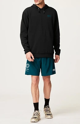 Picture Organic Clothing Flack Tech Performance Hoodie Black at Nordstrom,