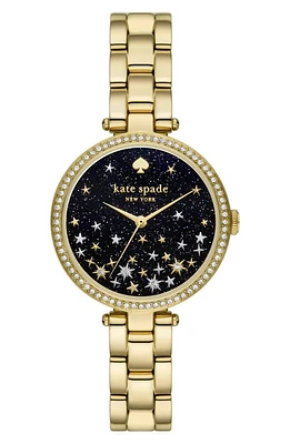 Kate Spade New York holland star bracelet watch, 34mm in Gold at Nordstrom, Size 34 Mm