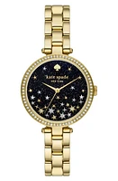 Kate Spade New York holland star bracelet watch, 34mm in Gold at Nordstrom, Size 34 Mm