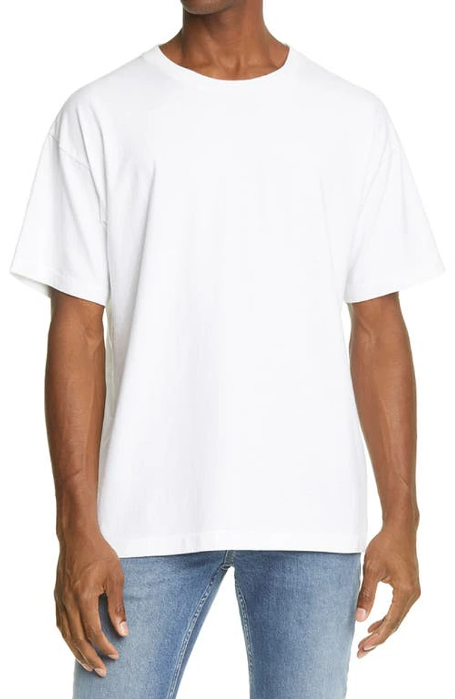 John Elliott University Cotton T-Shirt in White at Nordstrom, Size Small