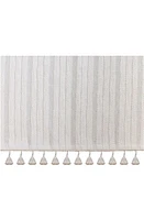 CRANE BABY Tassel Trim Crib Skirt in White at Nordstrom