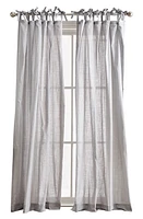 Peri Home Set of 2 Sheer Cotton Window Panels in Silver at Nordstrom