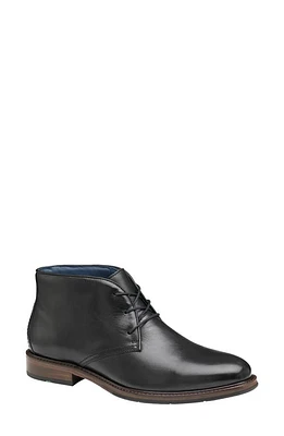 Johnston & Murphy Raleigh XC Flex Chukka Boot Black Full Grain at Nordstrom,