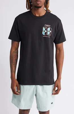 Obey Freedom of Choice Graphic T-Shirt Black at Nordstrom,