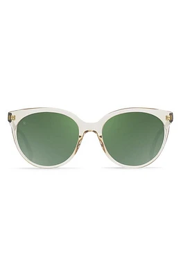 RAEN Lily 54mm Cat Eye Sunglasses in Ginger /Pewter Mirror at Nordstrom