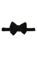 TOM FORD Fluid Velvet Bow Tie in Black at Nordstrom