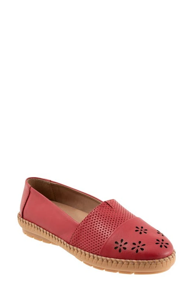 Trotters Ruby Perforated Loafer Red at Nordstrom