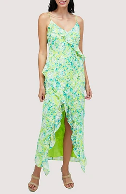 Lost + Wander Sunbloom Eyelet Embroidered Floral Maxi Dress Yellow-Multi at Nordstrom,