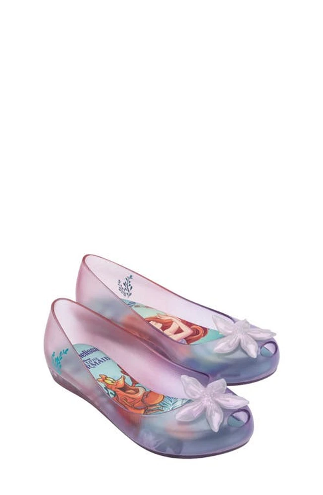 Melissa x Disney The Little Mermaid Mini Ultragirl Flat at Nordstrom, M