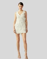 Cynthia Rowley Elle Embellished Heart Dress White at Nordstrom,