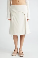 Sandy Liang Halper Skirt Bone at Nordstrom,