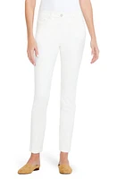 NIC+ZOE High Waist Slim Leg Ankle Jeans Paper White at Nordstrom,