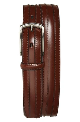 Johnston & Murphy Calfskin Belt Chestnut at Nordstrom,