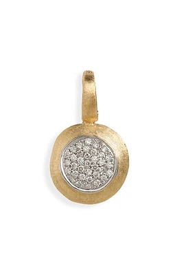 Marco Bicego Jaipur 18K Yellow Gold Small Pavé Diamond Pendant in Yellow-White at Nordstrom