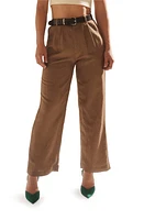 Rolla's Chloe Pleat Linen Blend Pants at Nordstrom,