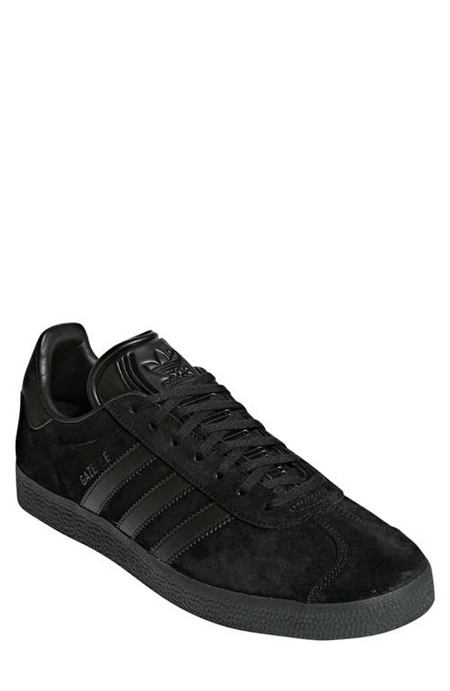 adidas Gazelle Sneaker Black/Black at Nordstrom,