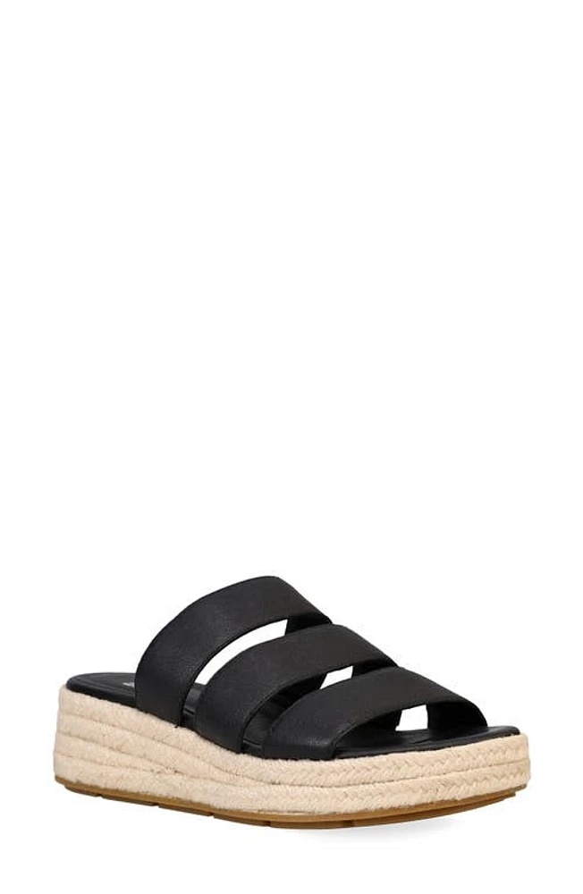 Eileen Fisher Mayla Wedge Sandal Black at Nordstrom,