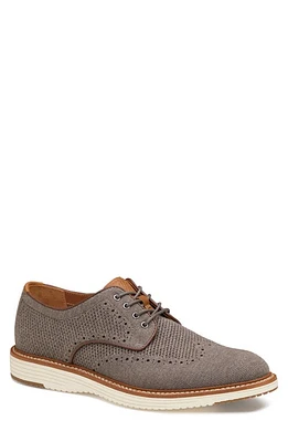 Johnston & Murphy Upton Knit Wingtip Gray at Nordstrom,