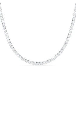 HauteCarat Lab Created Diamond Tennis Necklace in 14K Gold at Nordstrom