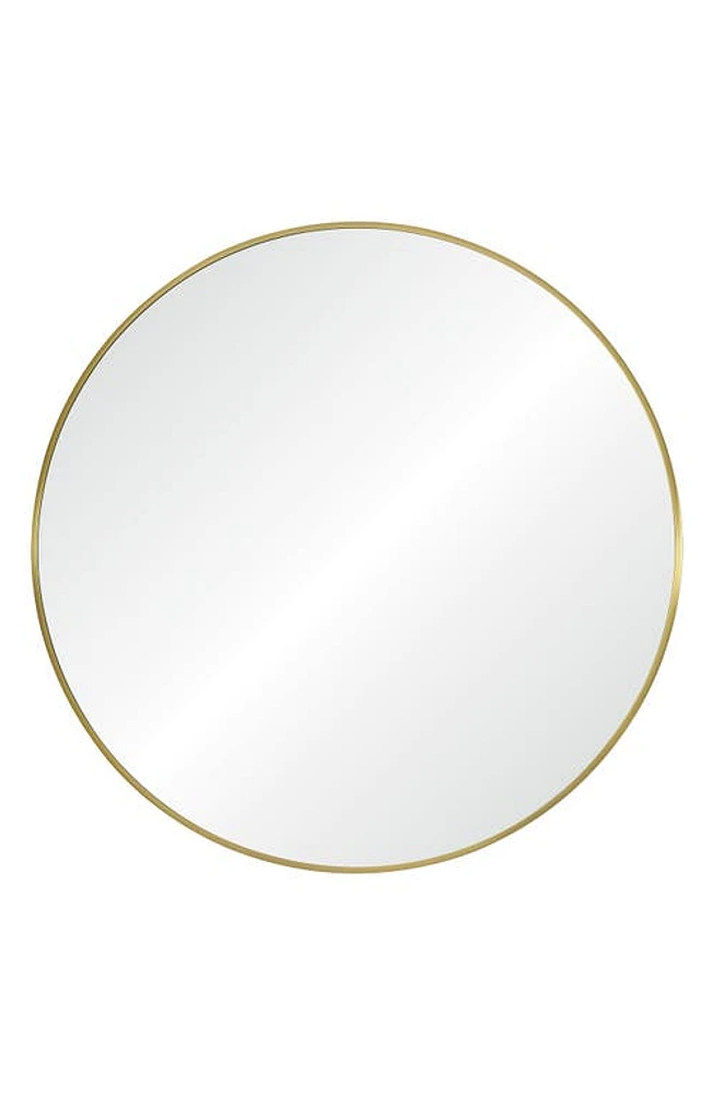 Renwil Parga Round Mirror in Satin Brass at Nordstrom