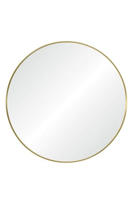 Renwil Parga Round Mirror in Satin Brass at Nordstrom