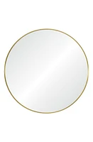 Renwil Parga Round Mirror in Satin Brass at Nordstrom