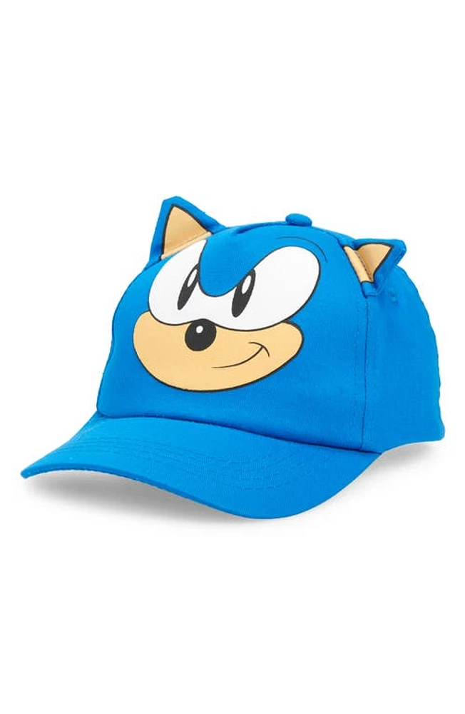 USPA ACCESSORIES Kids' Sonic the Hedgehog Baseball Cap in Blue at Nordstrom