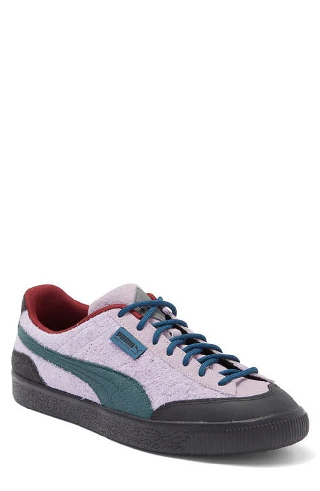 PUMA Clyde Hairy Suede Sneaker Lavender Shock-Ocean Tropic at Nordstrom,