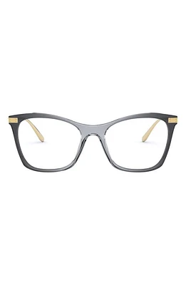 Dolce & Gabbana Rectangle Optical Eyeglasses in Grey at Nordstrom