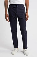 Officine Générale Joseph Cotton Seersucker Drawstring Pants Navy at Nordstrom,