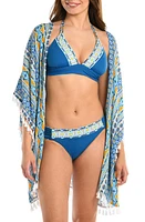 La Blanca Tassel Trim Cover-Up in Ice Blue at Nordstrom