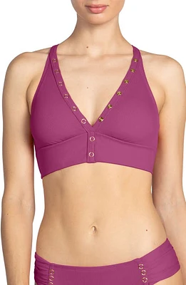 Robin Piccone Amy D-Cup Bikini Top Lotus at Nordstrom,