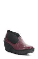 Fly London Yify Platform Wedge Chelsea Boot 001 Wine at Nordstrom,