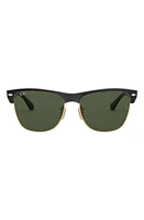 Ray-Ban Highstreet 57mm Sunglasses in Demi Black/Green Solid at Nordstrom