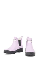 Barbour Mallow Wellington Chelsea Boot in Lilac/Black at Nordstrom, Size 9