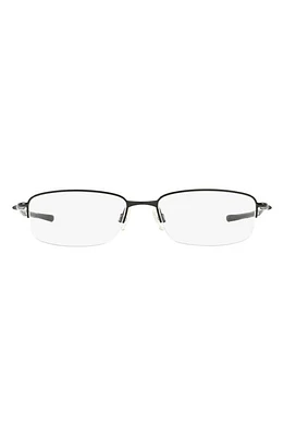 Oakley Clubhouse 52mm Semi Rimless Optical Glasses in Black at Nordstrom