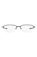 Oakley Clubhouse 52mm Semi Rimless Optical Glasses in Black at Nordstrom