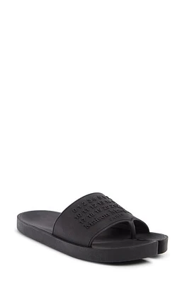 Maison Margiela Tabi Slide Sandal Black Raven at Nordstrom,