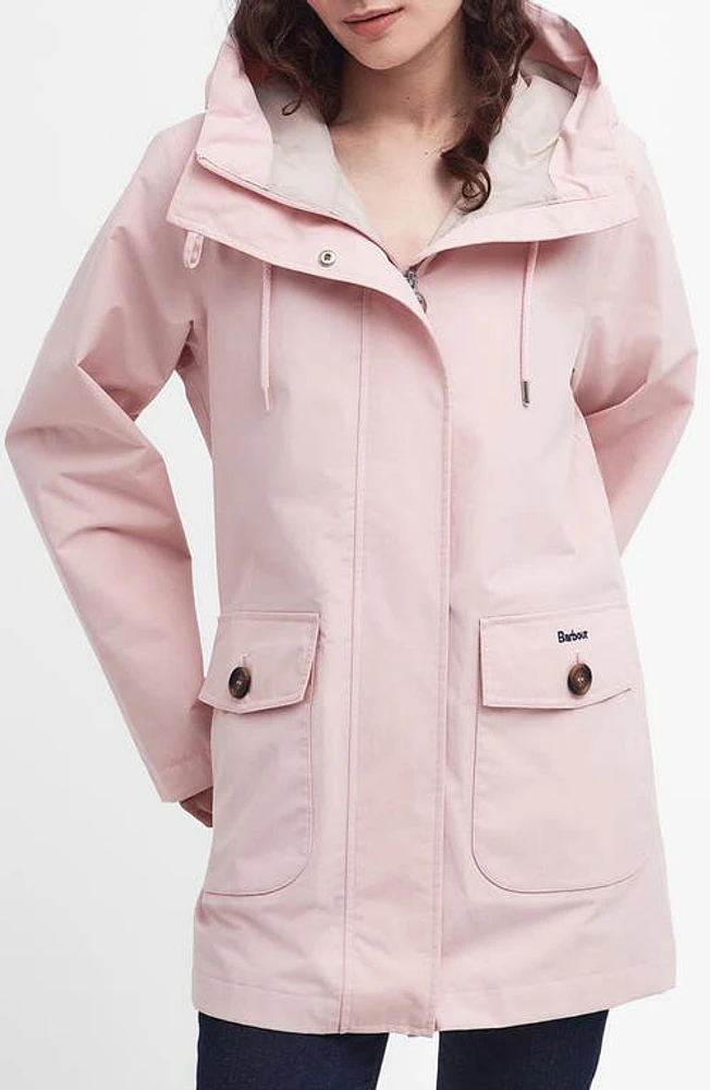 Barbour Lansdowne Waterproof Jacket Shell Pink at Nordstrom, Us